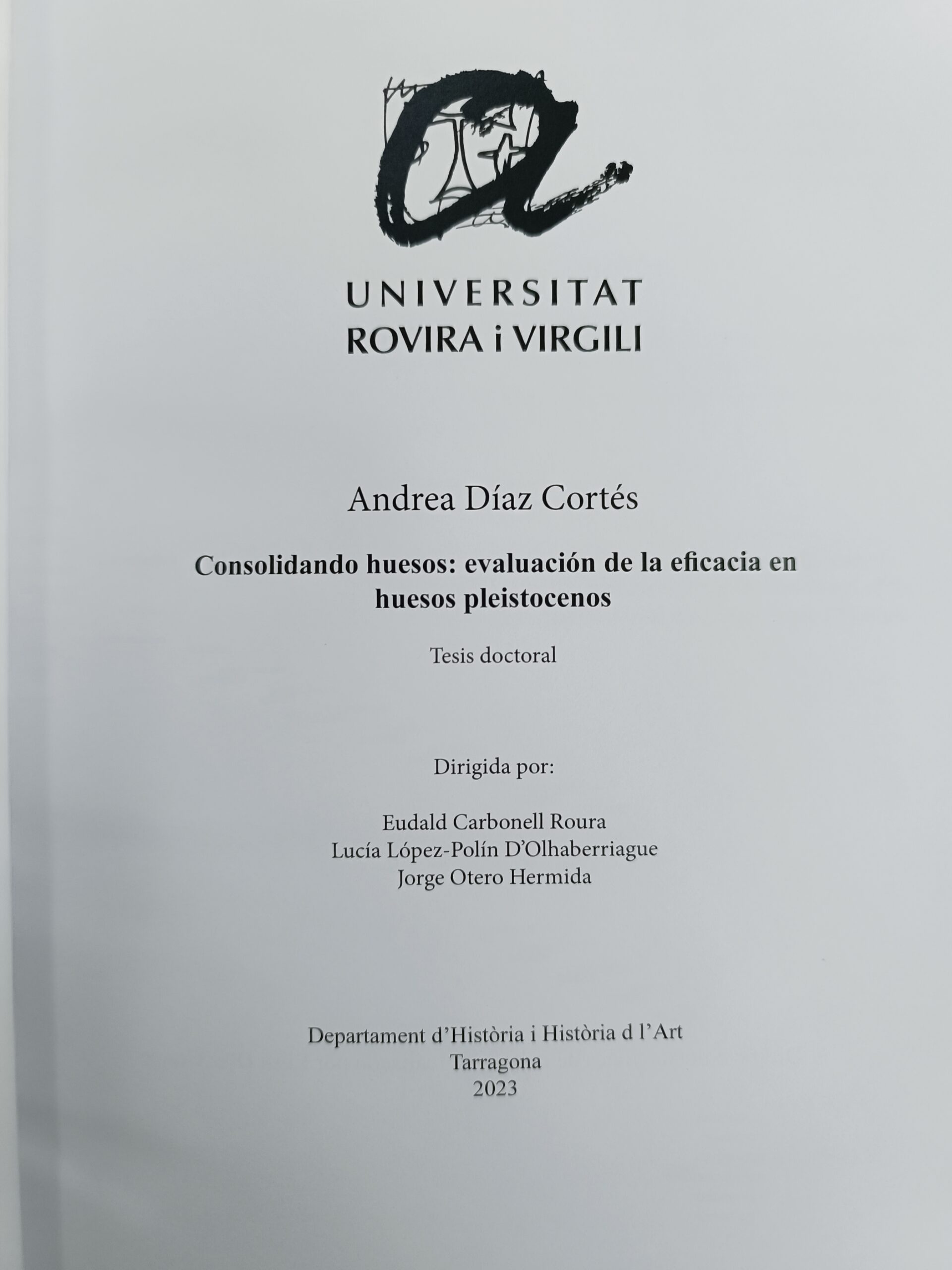 ¡Enhorabuena Andrea!